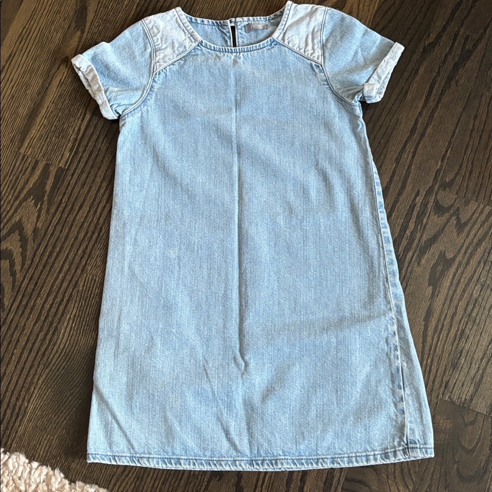 Next Girls shift Dress Blue Denim Jean dress Girls Age 8